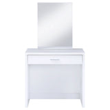 Harvey 2-Piece Vanity Set With Lift-Top Stool White