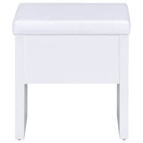 Harvey 2-Piece Vanity Set With Lift-Top Stool White