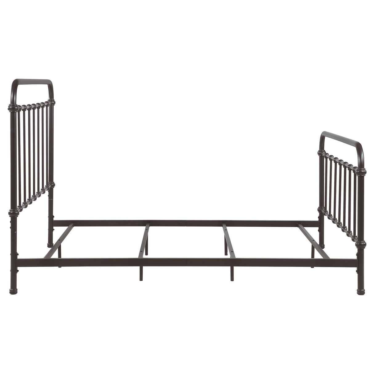 Livingston Eastern King Panel Metal Bed Dark Bronze