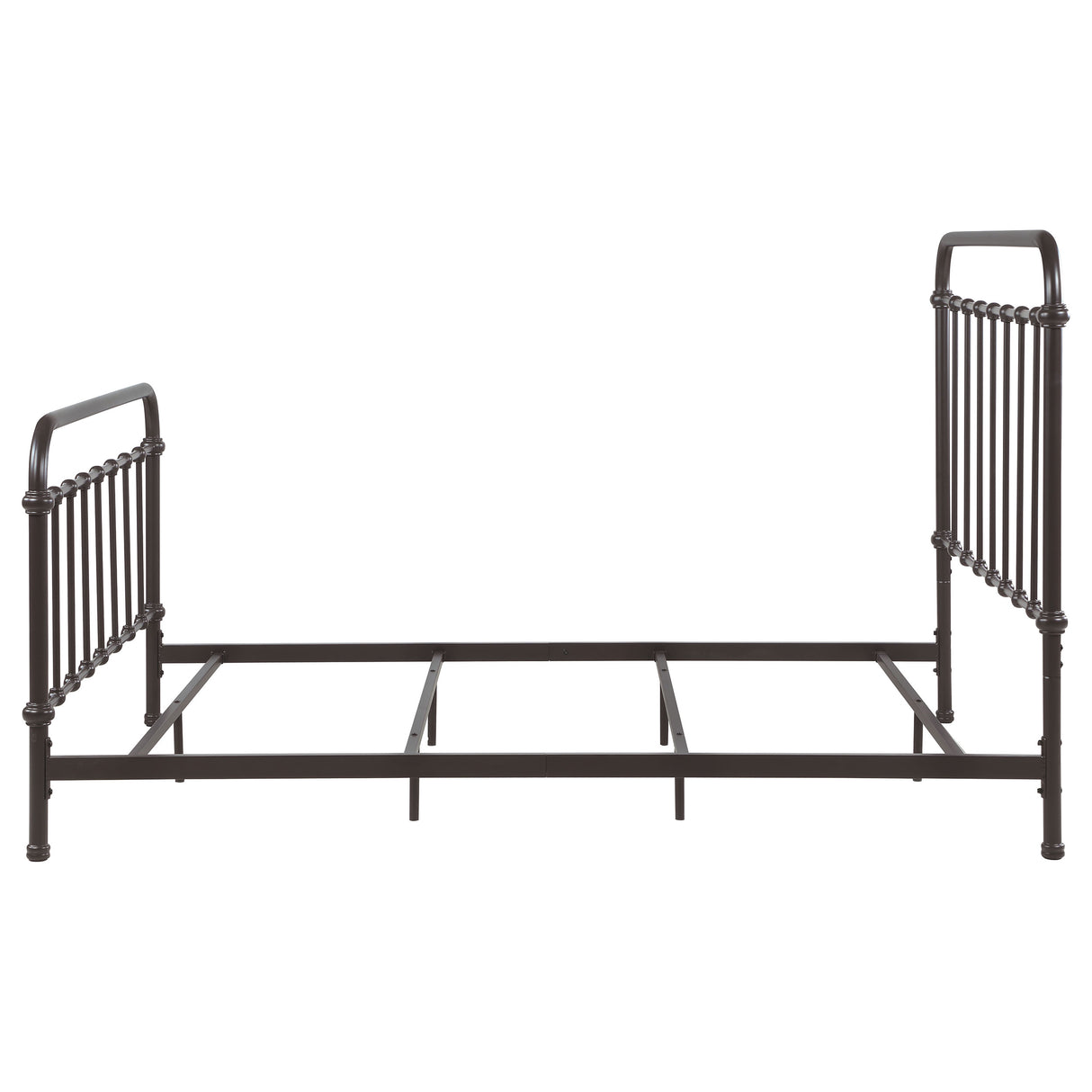 Livingston Queen Panel Metal Bed Dark Bronze