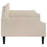 Olivia Upholstered Twin Daybed With Nailhead Trim