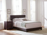 Dorian Upholstered Eastern King Bed Brown