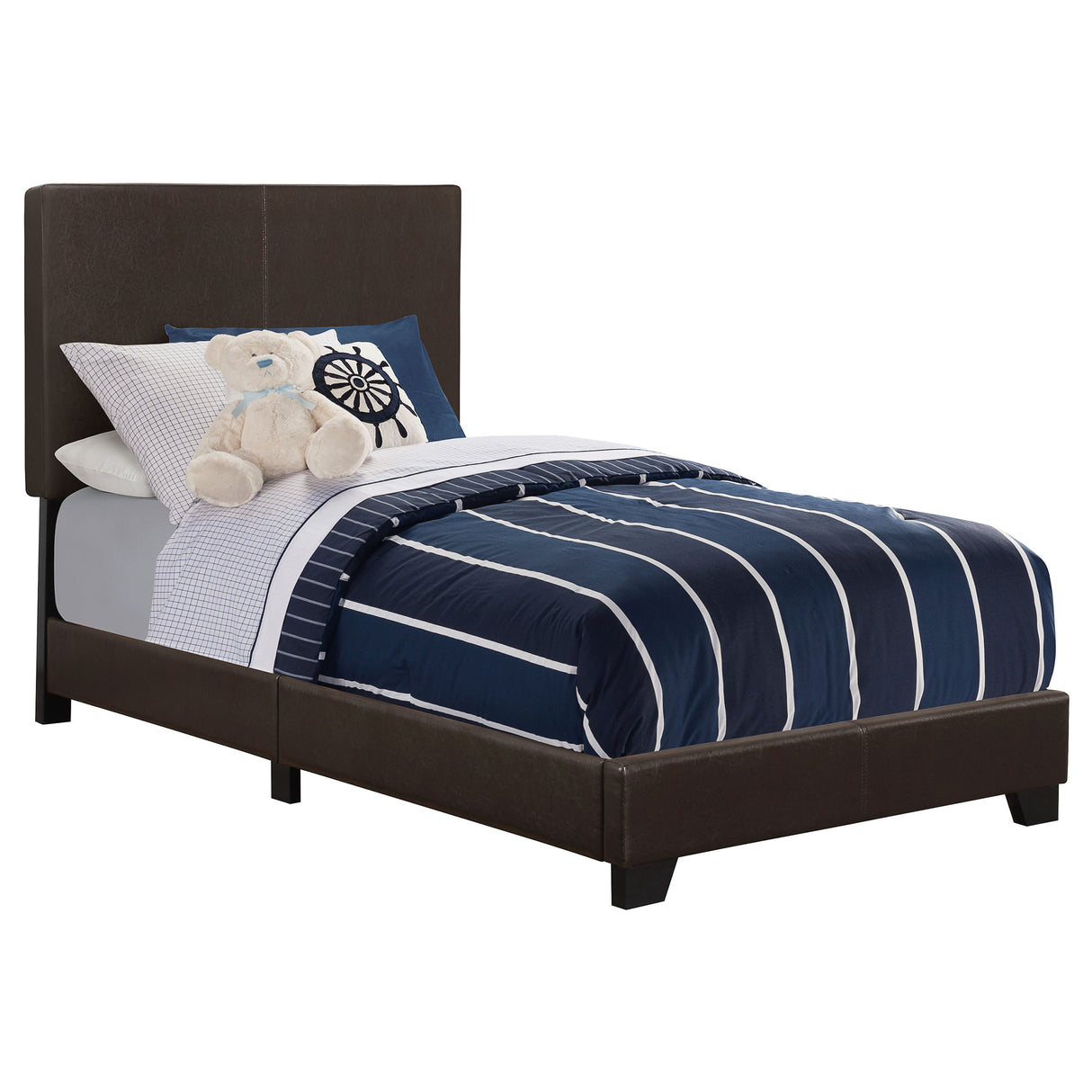 Dorian Dark Cocoa 5-Piece Twin Bedroom Set