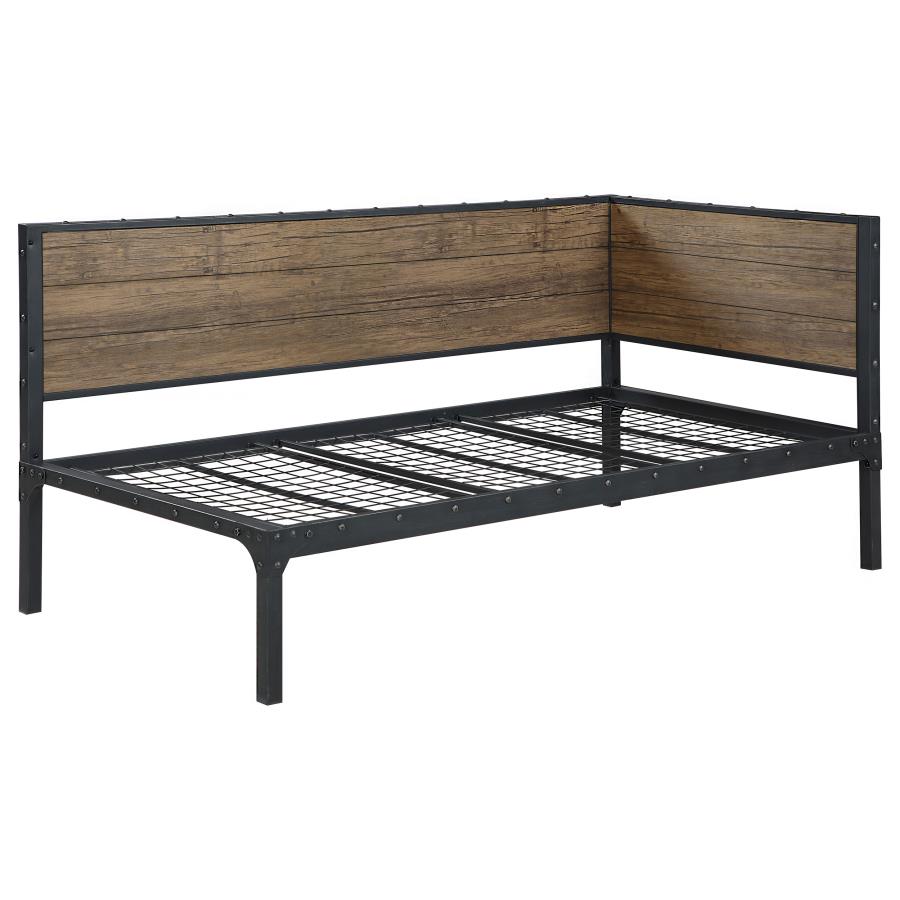 Getler Daybed Weathered Chestnut And Black