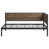 Getler Daybed Weathered Chestnut And Black