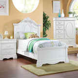 Estrella White Finish Full Bed