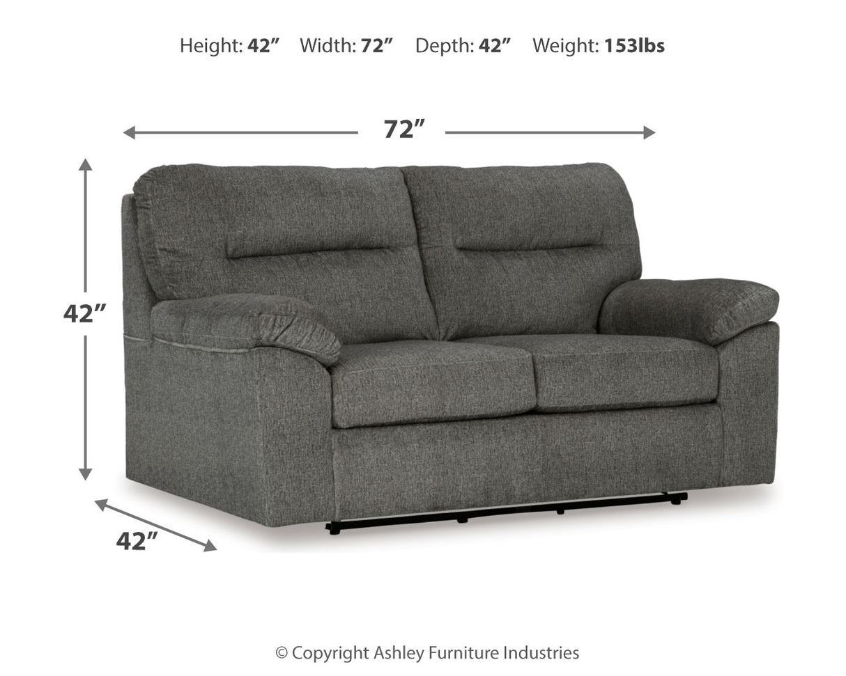 Bindura Mineral Sofa, Glider Loveseat And Recliner