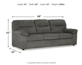 Bindura Mineral Sofa, Glider Loveseat And Recliner