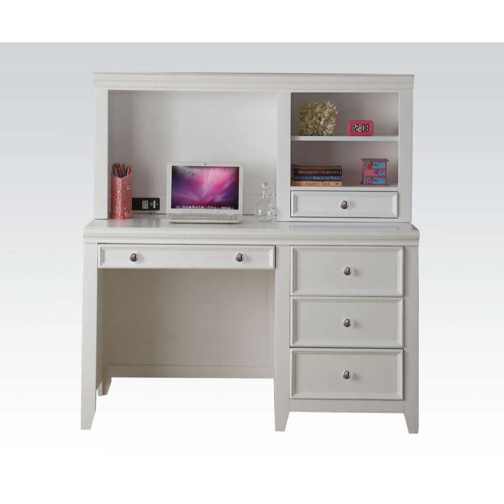 Lacey White Finish Desk