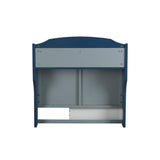 Neptune Gray & Navy Finish Ii Twin Bed