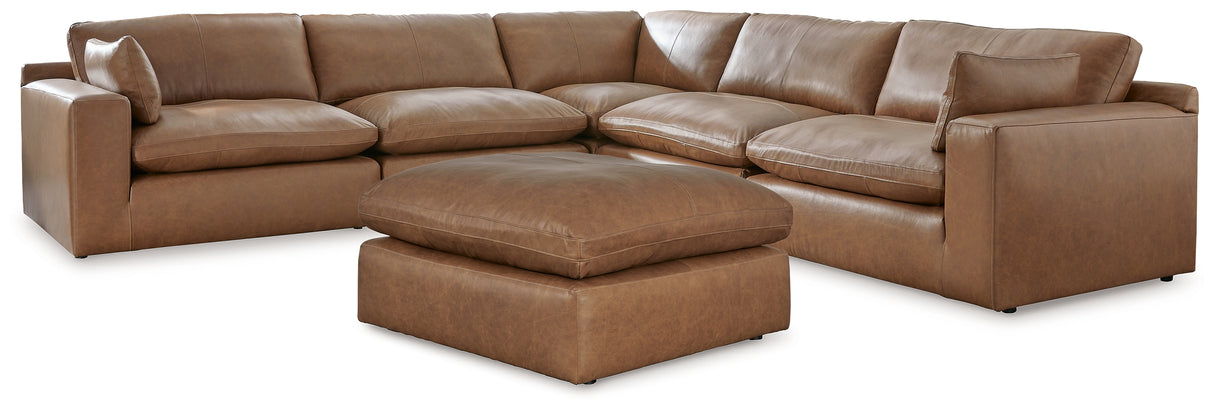 Emilia 5-Piece Sectional and Ottoman