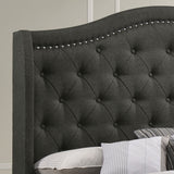 Sonoma Camel Back Full Bed Grey