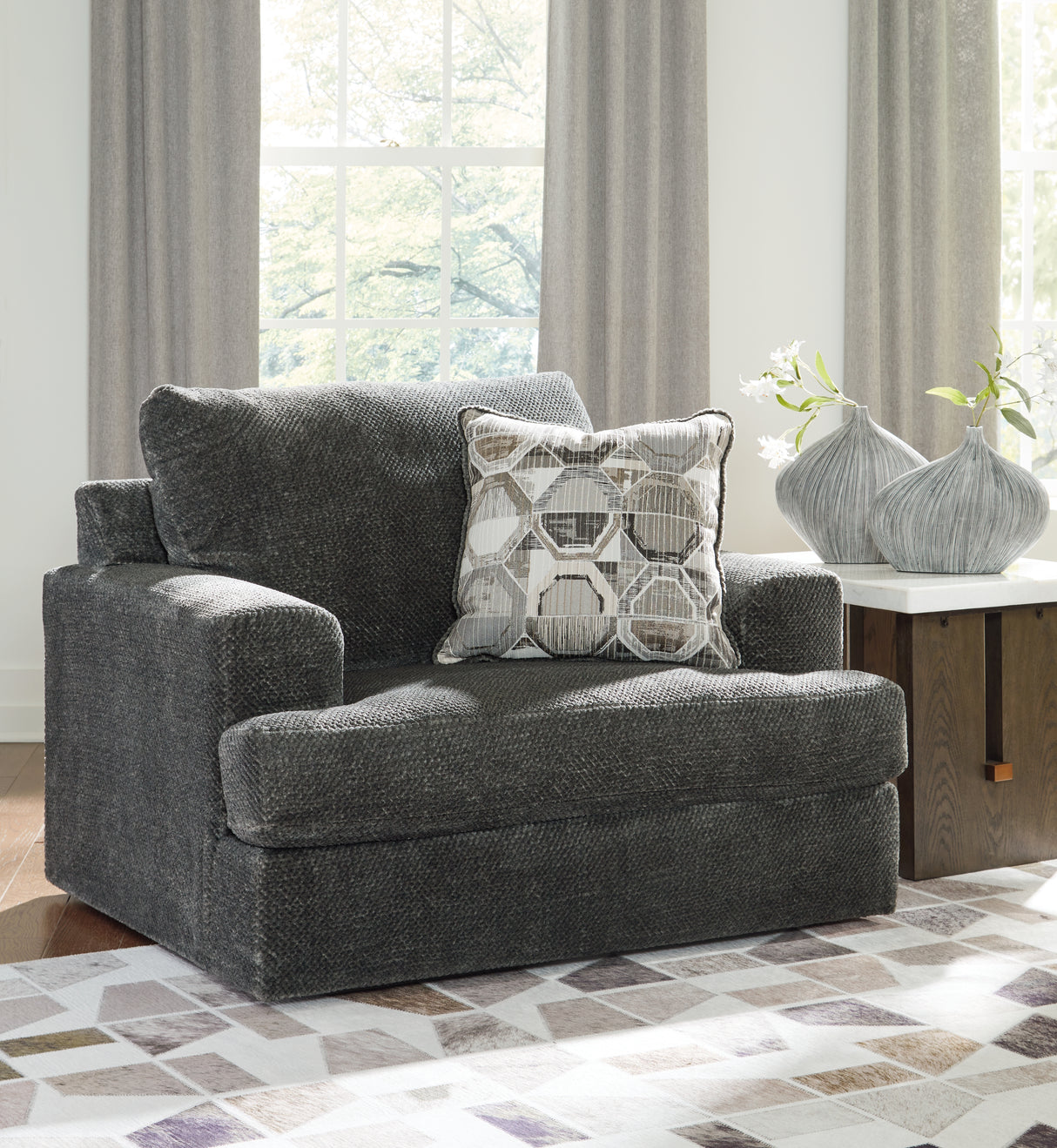 Karinne Sofa, Loveseat, Oversized Chair and Ottoman