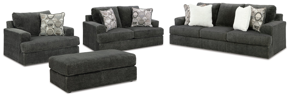 Karinne Sofa, Loveseat, Oversized Chair and Ottoman