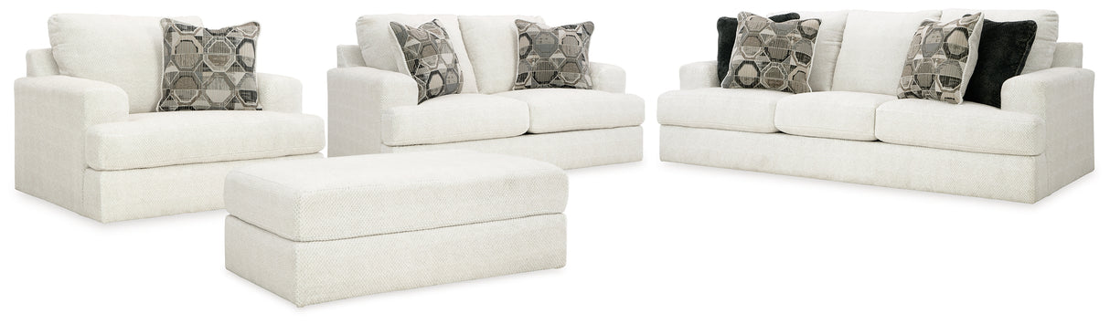 Karinne Sofa, Loveseat, Oversized Chair and Ottoman