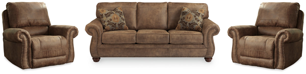 Larkinhurst Sofa and 2 Recliners