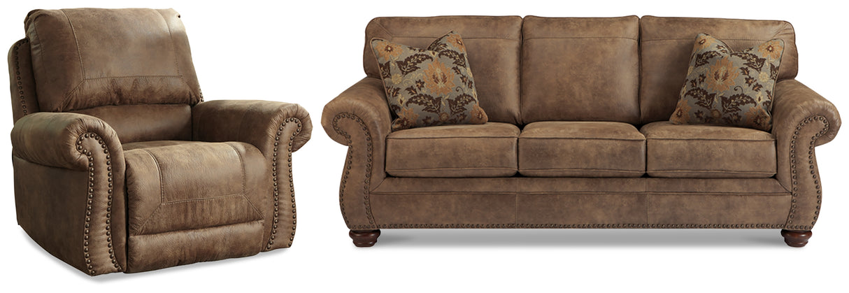 Larkinhurst Sofa and Recliner