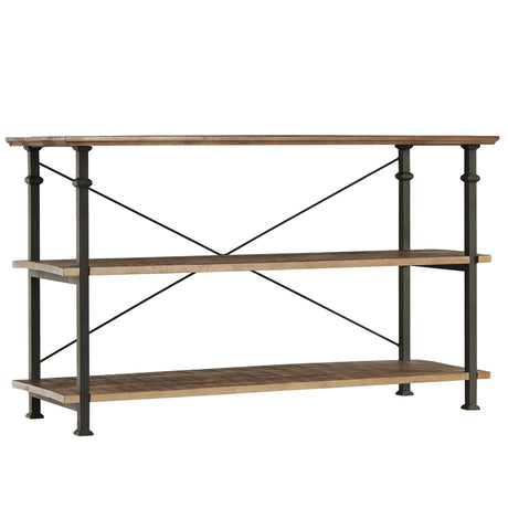 Factory Rustic Poplar TV Stand