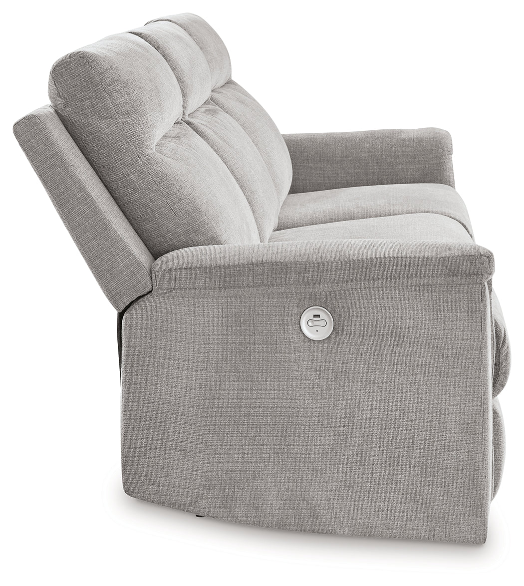 Barnsana Ash Power Reclining Sofa, Loveseat And Recliner