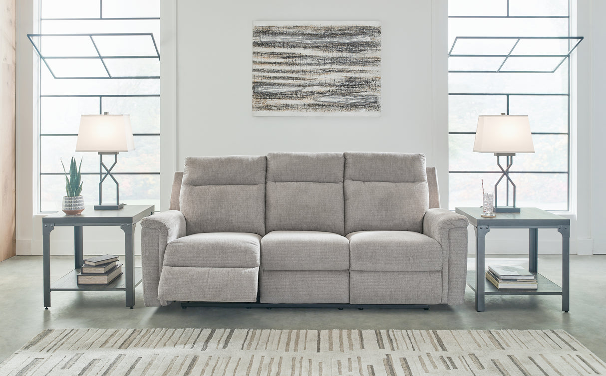 Barnsana Ash Power Reclining Sofa, Loveseat And Recliner