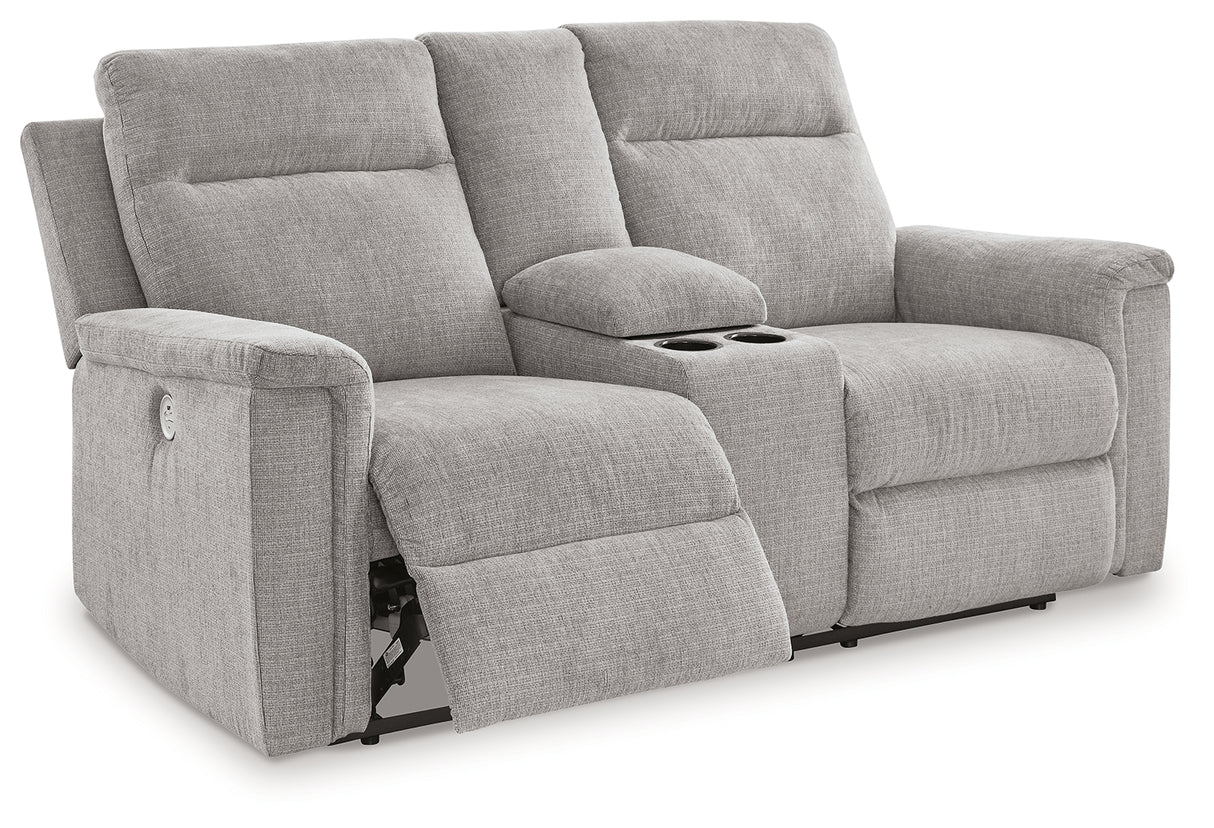 Barnsana Ash Power Reclining Sofa, Loveseat And Recliner