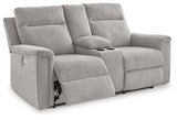 Barnsana Ash Power Reclining Sofa, Loveseat And Recliner