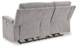 Barnsana Ash Power Reclining Sofa, Loveseat And Recliner