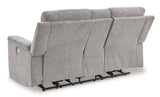 Barnsana Ash Power Reclining Loveseat With Console