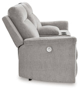 Barnsana Ash Power Reclining Sofa, Loveseat And Recliner