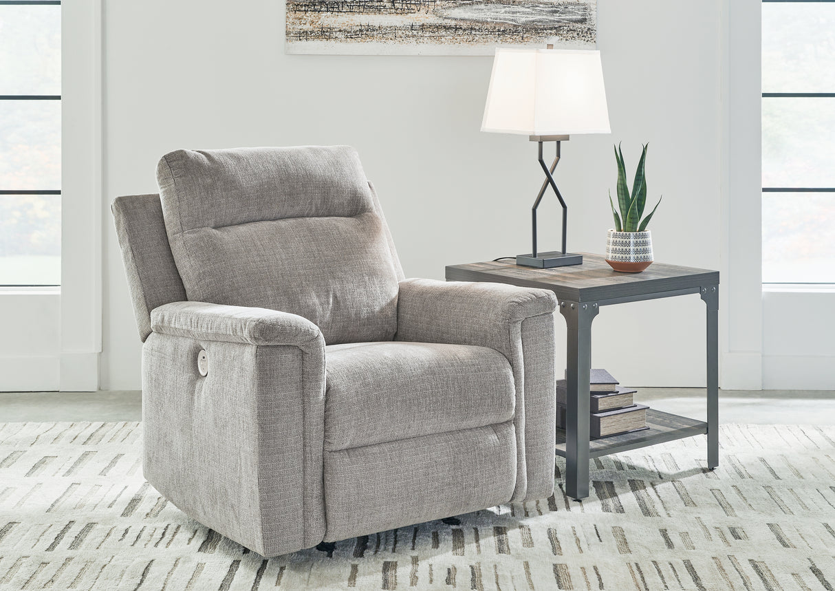 Barnsana Ash Power Reclining Sofa, Loveseat And Recliner