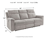 Barnsana Ash Power Reclining Sofa, Loveseat And Recliner