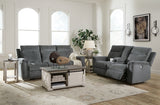 Barnsana Power Reclining Sofa and Loveseat