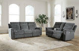 Barnsana Power Reclining Sofa and Loveseat