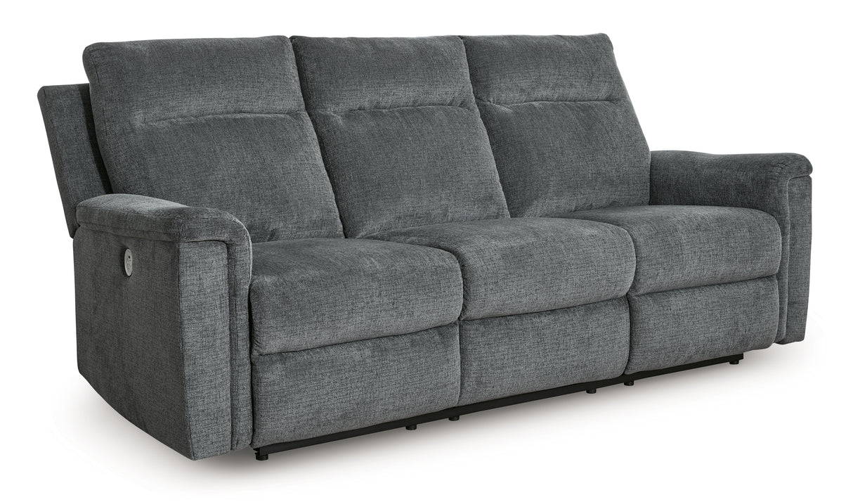 Barnsana Gravel Power Reclining Sofa