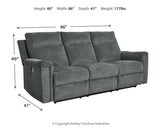 Barnsana Gravel Power Reclining Sofa