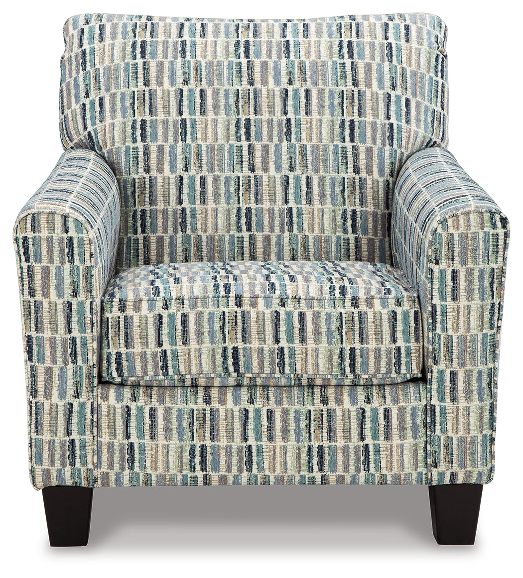 Valerano Parchment Accent Chair