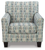 Valerano Parchment Accent Chair