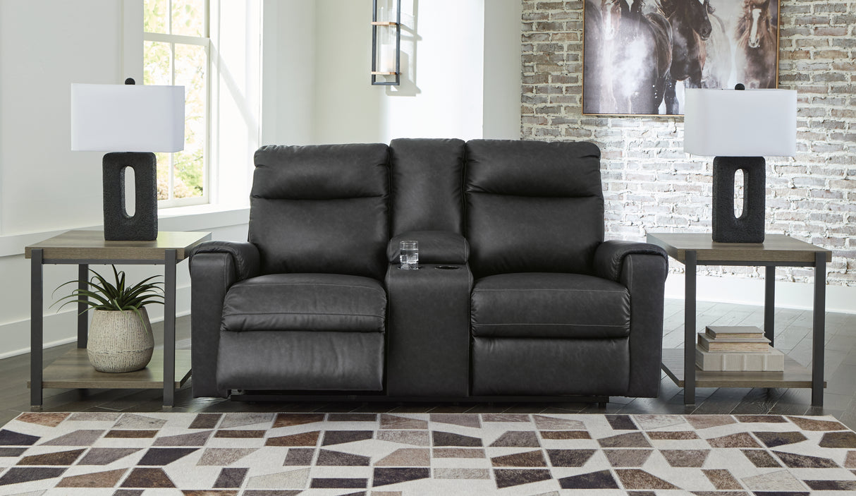 Axtellton Power Reclining Sofa and Loveseat