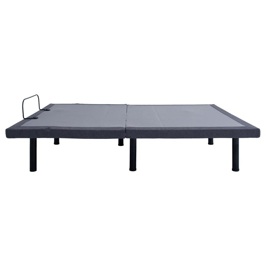 Clara Full Adjustable Bed Base Grey And Black