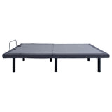 Clara Full Adjustable Bed Base Grey And Black