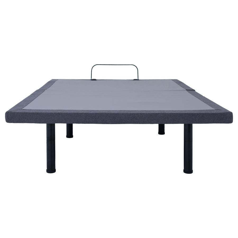 Clara Full Adjustable Bed Base Grey And Black