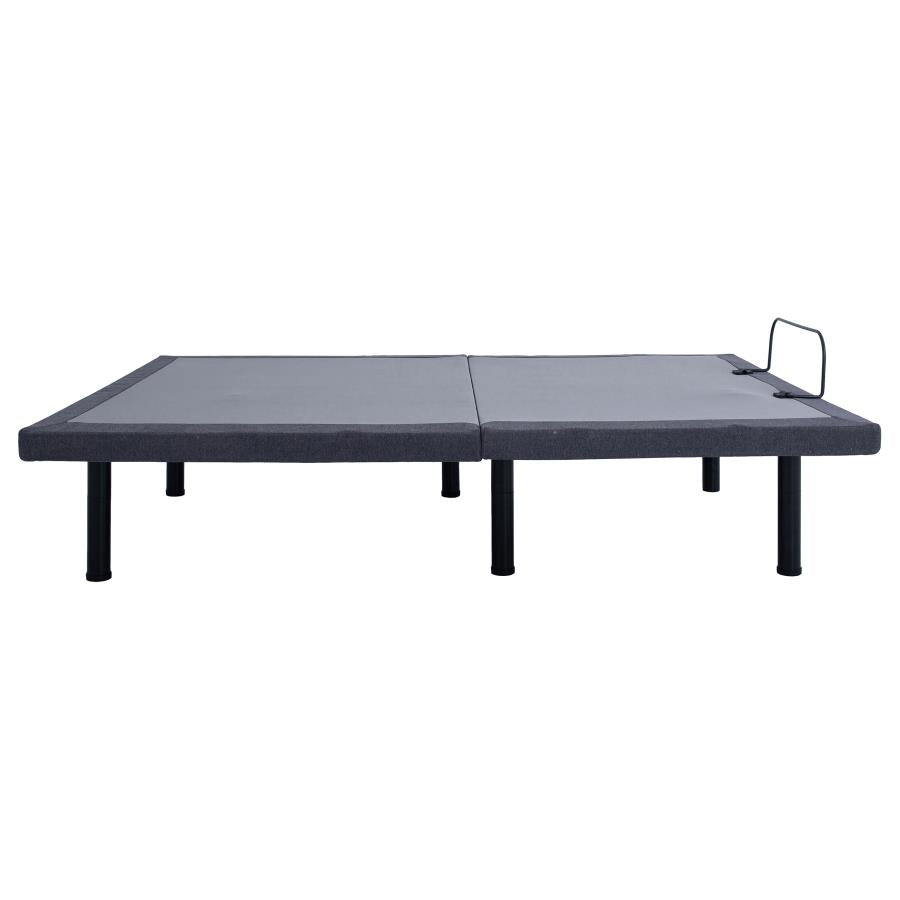 Clara Full Adjustable Bed Base Grey And Black