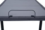 Clara Full Adjustable Bed Base Grey And Black