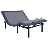 Negan California King Adjustable Bed Base Grey And Black