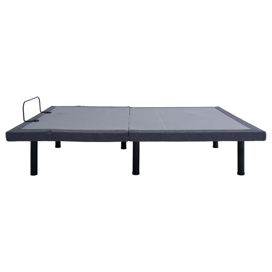 Negan California King Adjustable Bed Base Grey And Black