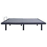 Negan California King Adjustable Bed Base Grey And Black