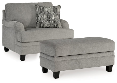 Davinca Oversized Chair and Ottoman