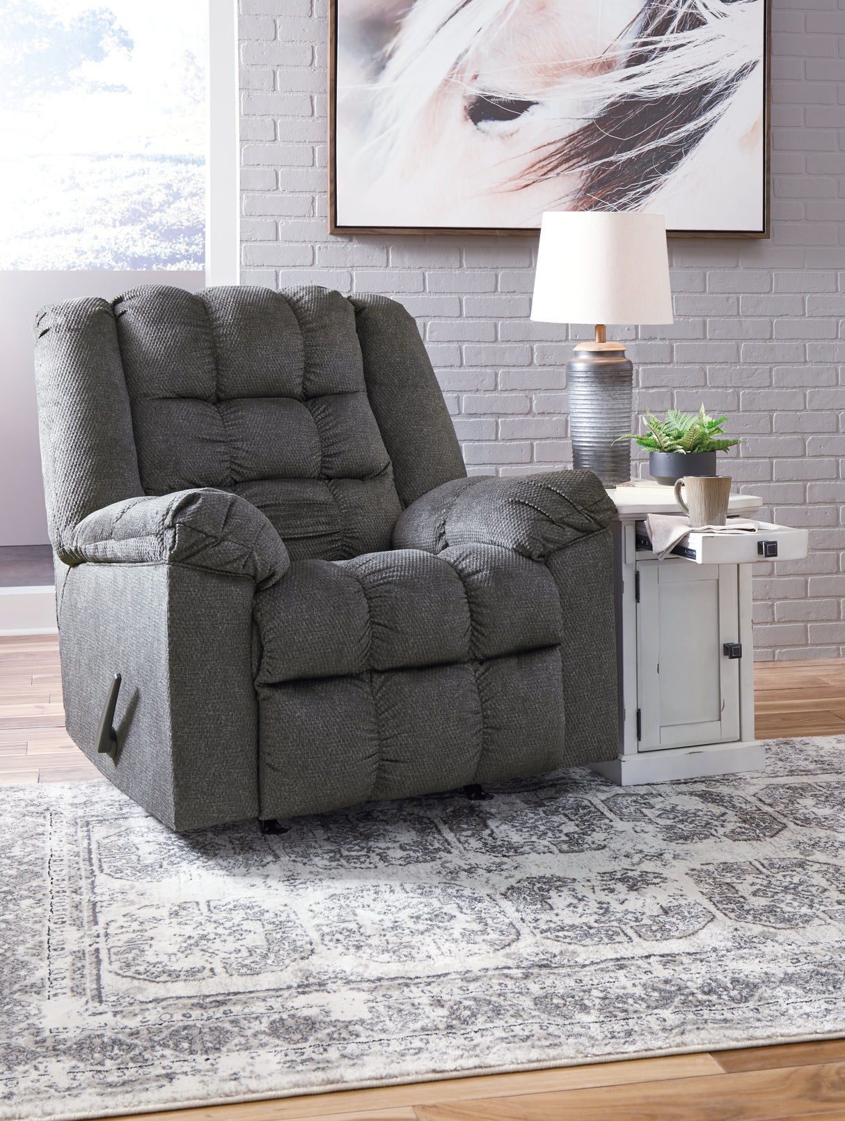 Drakestone Charcoal Recliner