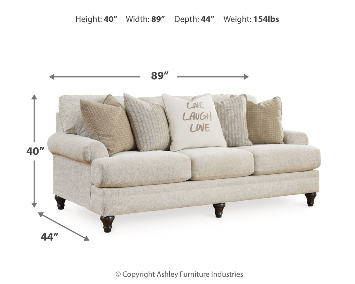 Valerani Sofa, Loveseat, Chair and Ottoman