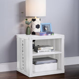 Cargo White Finish Nightstand